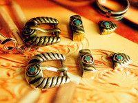 10mm 2 seturi/lot model clasic metal placat cu argint design DIY moda unic accesorii artizanale din piele pentru pălărie de cowboy