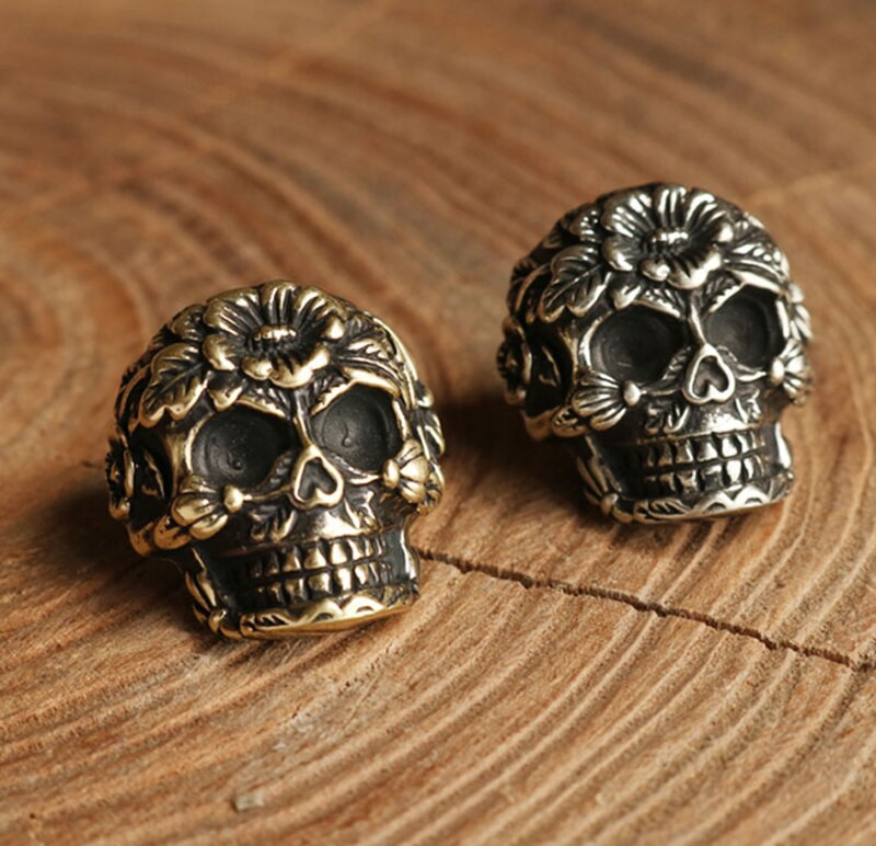 3 TK Skull Screw Dekoratiivne pannal Nahast käsitöö rahakoti kaunistused