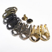 100 tk/partii isetehtud sulamist konksu pandlaga spordikõrged saapad nööpkaunistused fikseeritud pandlaga kingad nahast käsitöö needid