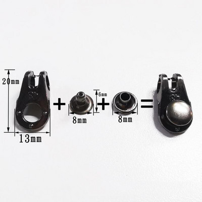 100 tk/partii isetehtud sulamist konksu pandlaga spordikõrged saapad nööpkaunistused fikseeritud pandlaga kingad nahast käsitöö needid