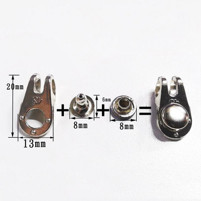 100 tk/partii isetehtud sulamist konksu pandlaga spordikõrged saapad nööpkaunistused fikseeritud pandlaga kingad nahast käsitöö needid