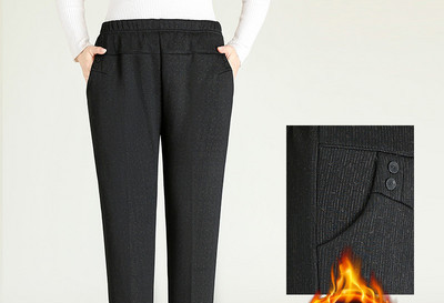 Γυναικείο κομψό φθινοπωρινό-χειμωνιάτικο παντελόνι με ελαστική μέση