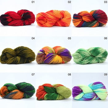50g градиент цветни прежди ръчно акрилни смесени цветове плетиво плетене на една кука памучна вата конци Направи си сам пуловер шал занаяти
