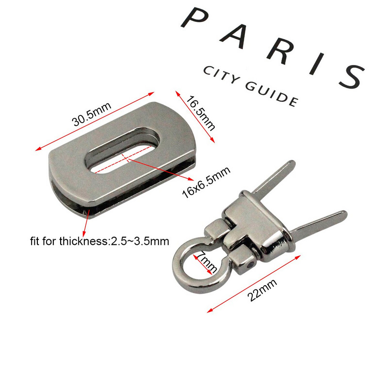 10 tk Metallist kokkupandav lukk Push Lukk Kinnitus Pisike kott Pagas Rahakott Nahast Käsitöösulgur DIY riistvara tarvikud