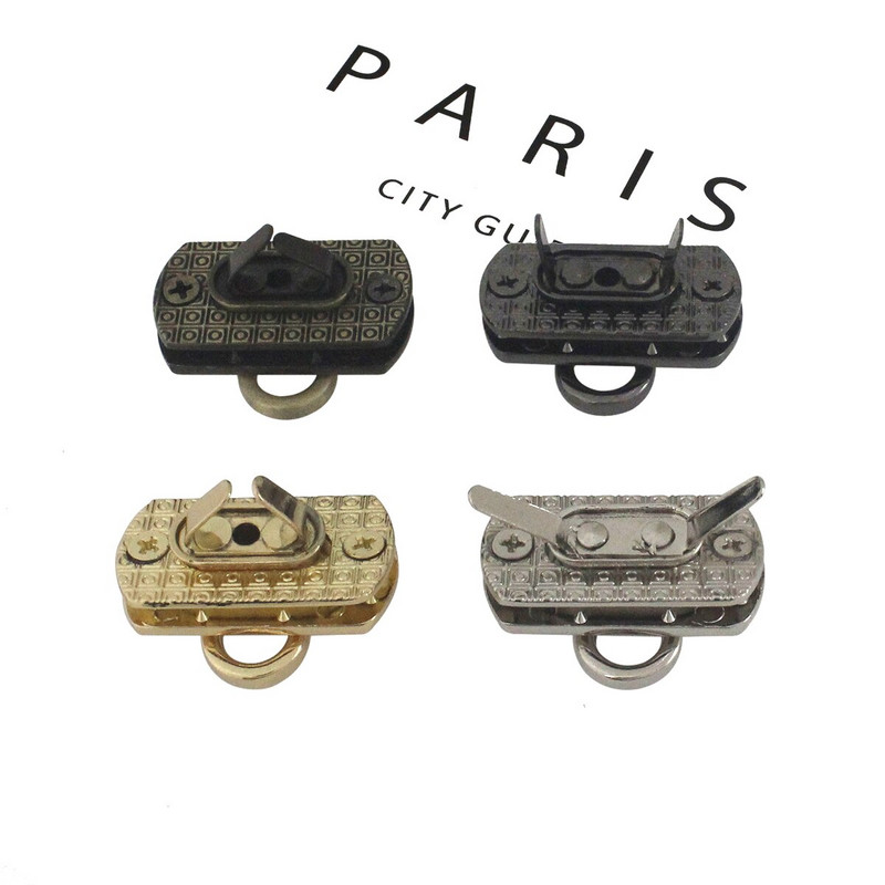 10 tk Metallist kokkupandav lukk Push Lukk Kinnitus Pisike kott Pagas Rahakott Nahast Käsitöösulgur DIY riistvara tarvikud