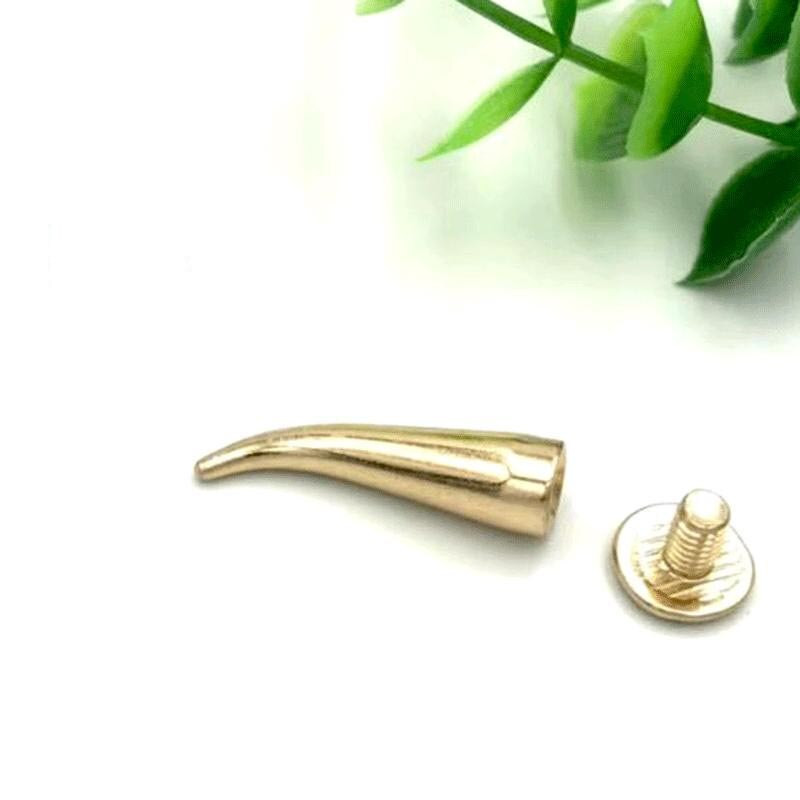 10 buc/lot 25 MM cuie în unghi din cupru pentru piele Accesorii pentru artizanat Cârlige pentru haine Materiale Animale de companie Nituri anti mușcătură Găleți