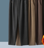 Γυναικείο παντελόνι με επένδυση με ελαστική μέση και τσέπη