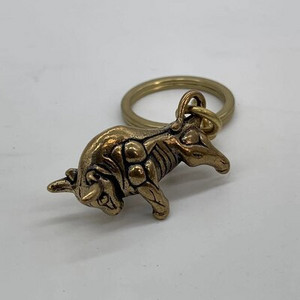 DIY nahast nikerdatud nahast kunst võtmehoidja tarvikud Puhtad vasest ripatsikomponendid, retrostiilis 12 sümboolset looma