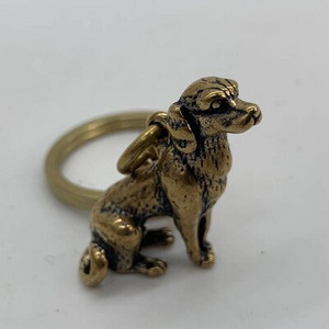 DIY nahast nikerdatud nahast kunst võtmehoidja tarvikud Puhtad vasest ripatsikomponendid, retrostiilis 12 sümboolset looma