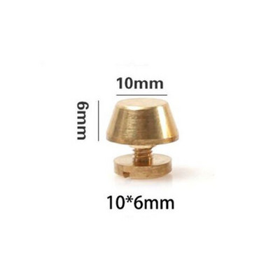 20kom Čvrsta mesingana torbica, stopala, vrhovi čavala, zavrtnji, oblik kante, zakovice, kožna ručna torba, novčanik, ukras za torbicu