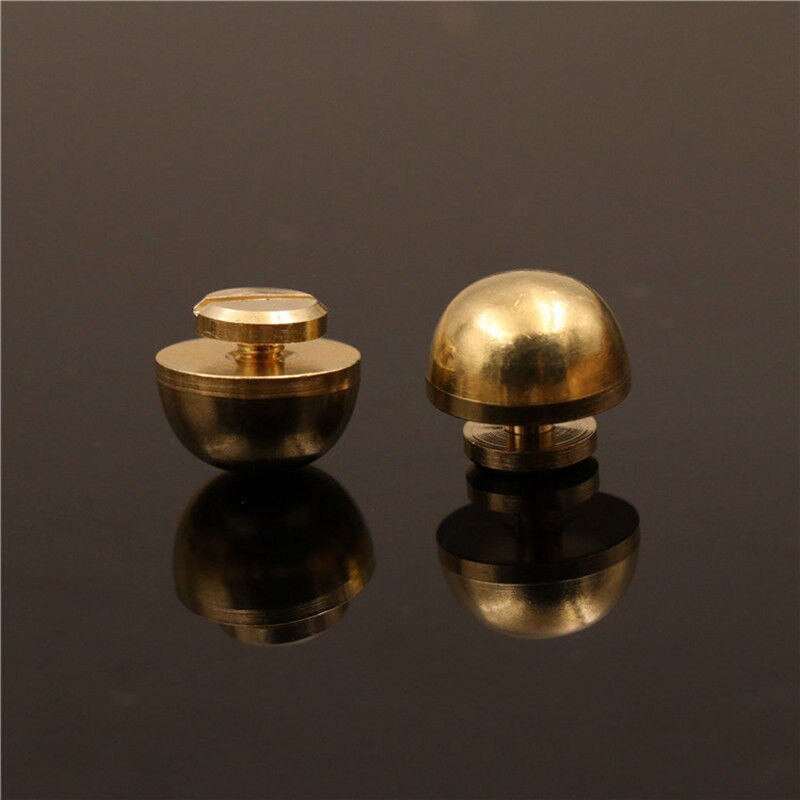 20kom Čvrsta mesingana torbica, stopala, vrhovi čavala, zavrtnji, oblik kante, zakovice, kožna ručna torba, novčanik, ukras za torbicu