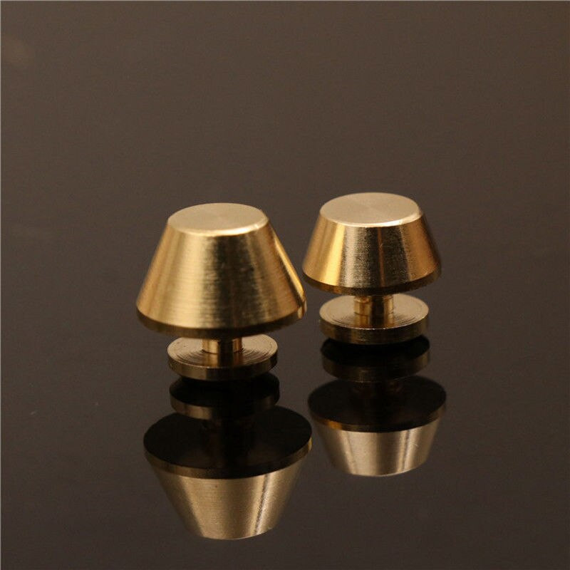 20kom Čvrsta mesingana torbica, stopala, vrhovi čavala, zavrtnji, oblik kante, zakovice, kožna ručna torba, novčanik, ukras za torbicu