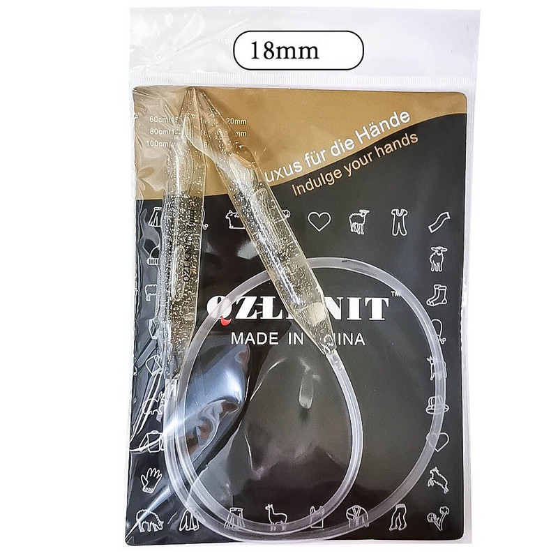 ABS 15mm 18mm 20mm κυκλικές βελόνες πλεξίματος Πουλόβερ χαλί Βελόνες με βελονάκι Εκτεταμένο δαχτυλίδι Εργαλεία βελονιάς πλεξίματος