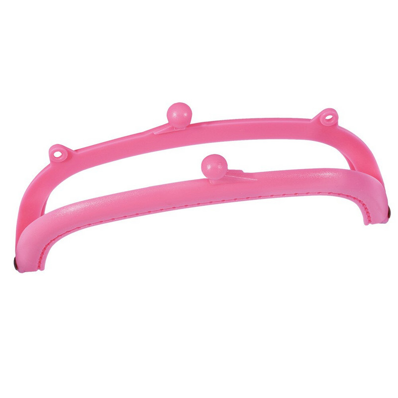 16CM luk od plastične torbice Ručka okvira za Clutch torbicu Dodaci za torbicu Izrada Kiss Kopča Brava Kožni pribor za šivanje