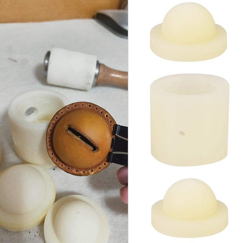 3 τμχ Δερμάτινο καλούπι σε σχήμα καμπάνας Εργαλείο κατασκευής καλουπιού σε σχήμα καμπάνας Εργαλεία χειροτεχνίας από δέρμα (15mm ~ 30mm)