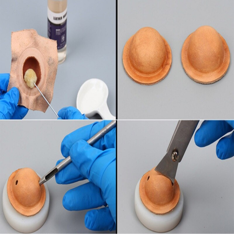 3 τμχ Δερμάτινο καλούπι σε σχήμα καμπάνας Εργαλείο κατασκευής καλουπιού σε σχήμα καμπάνας Εργαλεία χειροτεχνίας από δέρμα (15mm ~ 30mm)