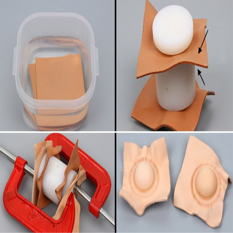 3 τμχ Δερμάτινο καλούπι σε σχήμα καμπάνας Εργαλείο κατασκευής καλουπιού σε σχήμα καμπάνας Εργαλεία χειροτεχνίας από δέρμα (15mm ~ 30mm)