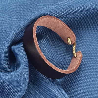 Κομψό κλασικό δερμάτινο βραχιόλι | Εξατομικευμένο βραχιόλι | Εξατομικευμένο Δερμάτινο Δώρο | Βραχιόλι φιλίας | Δερμάτινη μανσέτα