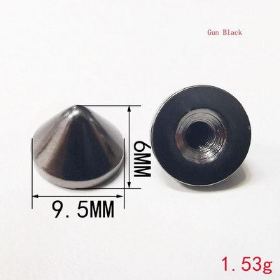 20 τμχ / Σετ Μεταλλικά Υλικά Υλικά Βιδωτές Πριτσίνια DIY Crafts Δερμάτινη ζώνη ρολογιού Πριτσίνια κεφαλής Αιχμές Διακόσμηση πόρπες νυχιών