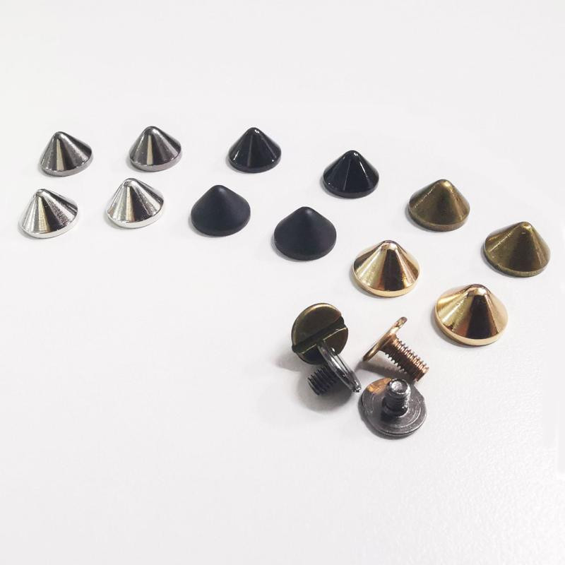 20 τμχ / Σετ Μεταλλικά Υλικά Υλικά Βιδωτές Πριτσίνια DIY Crafts Δερμάτινη ζώνη ρολογιού Πριτσίνια κεφαλής Αιχμές Διακόσμηση πόρπες νυχιών