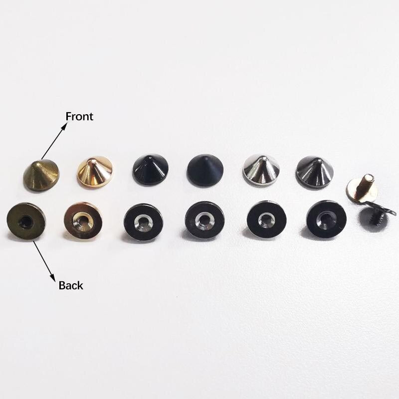 20 τμχ / Σετ Μεταλλικά Υλικά Υλικά Βιδωτές Πριτσίνια DIY Crafts Δερμάτινη ζώνη ρολογιού Πριτσίνια κεφαλής Αιχμές Διακόσμηση πόρπες νυχιών