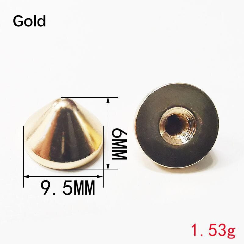 20 τμχ / Σετ Μεταλλικά Υλικά Υλικά Βιδωτές Πριτσίνια DIY Crafts Δερμάτινη ζώνη ρολογιού Πριτσίνια κεφαλής Αιχμές Διακόσμηση πόρπες νυχιών