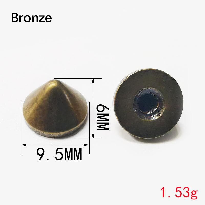 20 τμχ / Σετ Μεταλλικά Υλικά Υλικά Βιδωτές Πριτσίνια DIY Crafts Δερμάτινη ζώνη ρολογιού Πριτσίνια κεφαλής Αιχμές Διακόσμηση πόρπες νυχιών