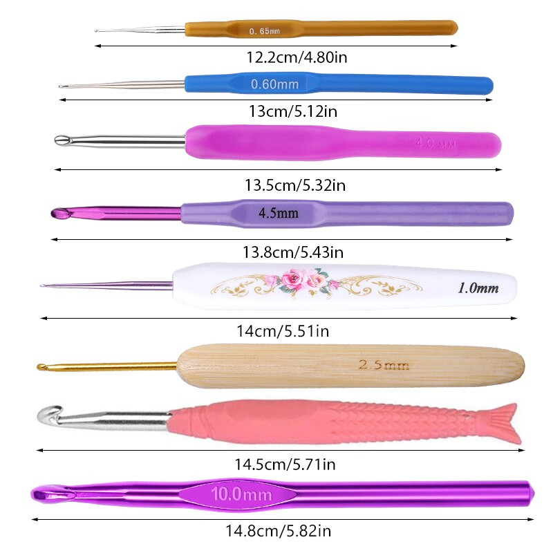 TLKKUE Κέντημα Πλεκτομηχανές Πλεκτομηχανές Κιτ Βελόνες Λαβή Εργονομική Λαβή Πλεκτή Ύφανση DIY νήμα χειροτεχνίας Εργαλεία ραπτικής χειρός