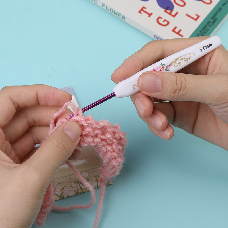 TLKKUE Κέντημα Πλεκτομηχανές Πλεκτομηχανές Κιτ Βελόνες Λαβή Εργονομική Λαβή Πλεκτή Ύφανση DIY νήμα χειροτεχνίας Εργαλεία ραπτικής χειρός