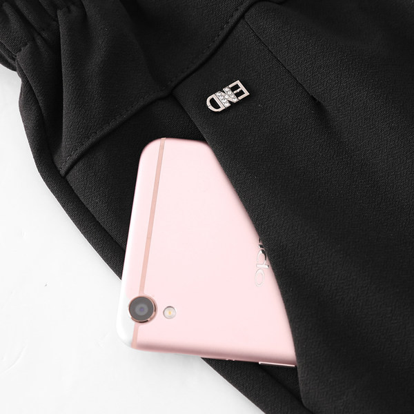 Casual γυναικείο παντελόνι - με λάστιχο