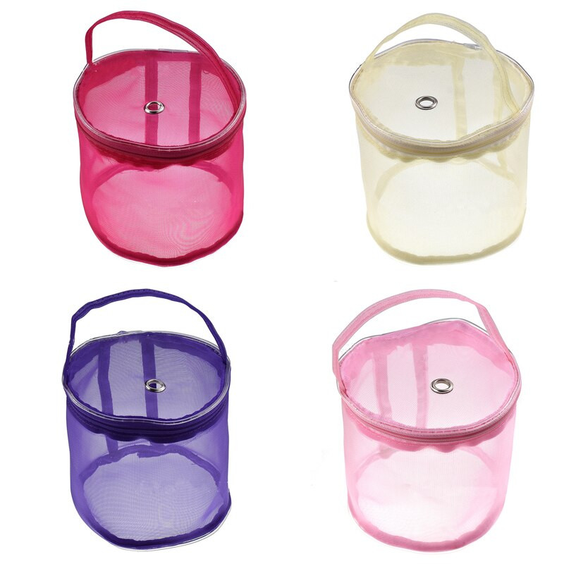 Mezgimo adatos Verpalai Tote Organizer Mezgimo siūlai Apvalus nėrimo krepšys „Pasidaryk pats“ vilnonis laikymo krepšelis Siuvimo įrankių priedai