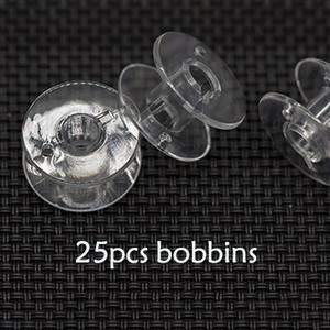 Siuvimo mašina Ritės Plastikinė siuvimo mašinos ašies dėžutė 25 skaidrios ritės, buitinė siuvimo mašina m laikymo dėžutė