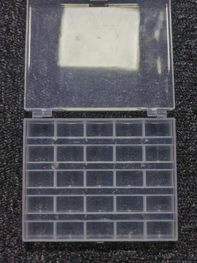 Siuvimo mašina Ritės Plastikinė siuvimo mašinos ašies dėžutė 25 skaidrios ritės, buitinė siuvimo mašina m laikymo dėžutė