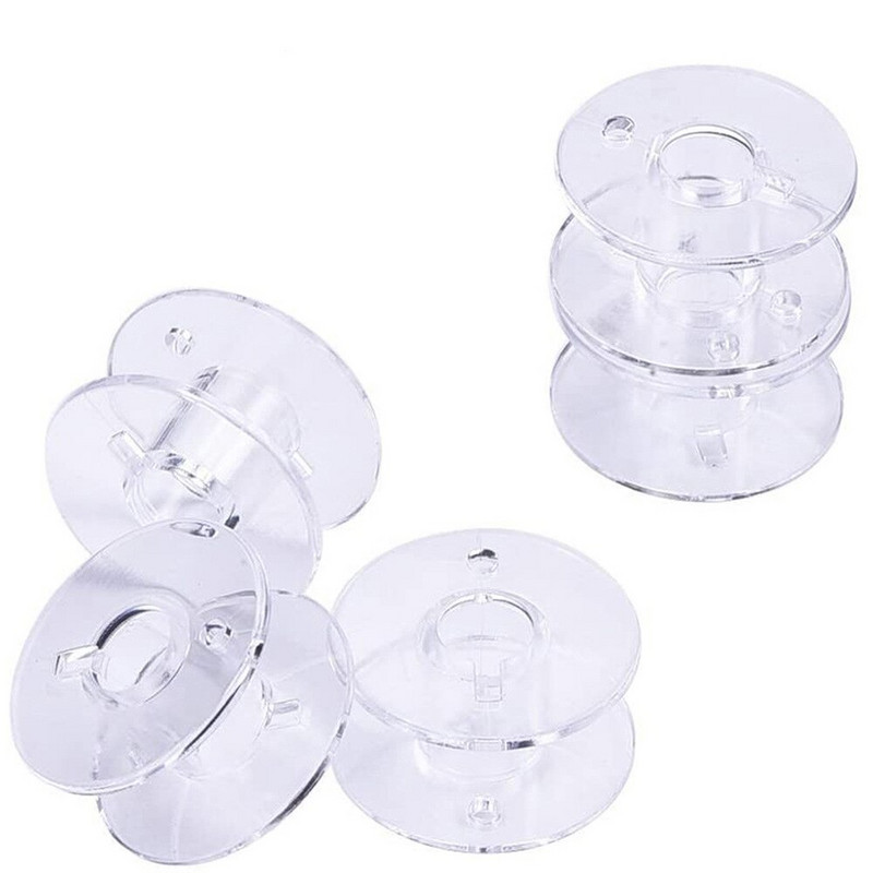 Siuvimo mašina Ritės Plastikinė siuvimo mašinos ašies dėžutė 25 skaidrios ritės, buitinė siuvimo mašina m laikymo dėžutė