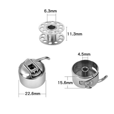 25/36 buc. bobine de mașină de cusut transparente bobine bobine goale bobine cutie de depozitare din plastic pentru accesorii de cusut la domiciliu instrumente