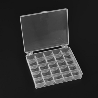 25/36 buc. bobine de mașină de cusut transparente bobine bobine goale bobine cutie de depozitare din plastic pentru accesorii de cusut la domiciliu instrumente