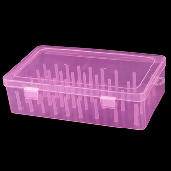 Кутия за съхранение на шевни конци 42 части Макари Калъф за носене на калерче Държач за контейнер Craft Макара Организираща кутия Шевни 24 макари