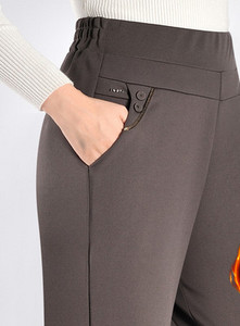 Γυναικείο ελαστικό ψηλόμεσο παντελόνι με ζεστή φόδρα