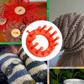 3 τμχ Universal Fit επαναχρησιμοποιούμενο βελονάκι Εγχειρίδιο ύφανσης μικρής πλαστικής βελόνας Πλεκτομηχανές αργαλειού Πλεκτομηχανές Αρχική DIY προμήθειες ραπτικής