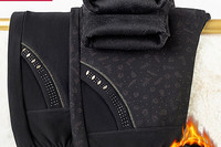 Naiste fliispüksid tasku ja trükiga