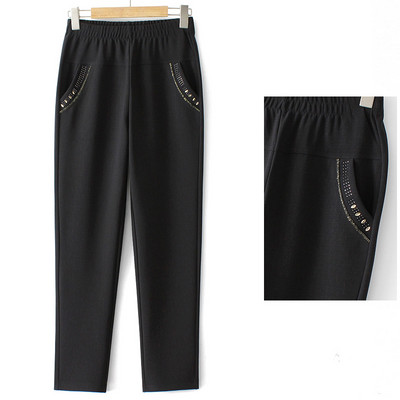 Naiste fliispüksid tasku ja trükiga