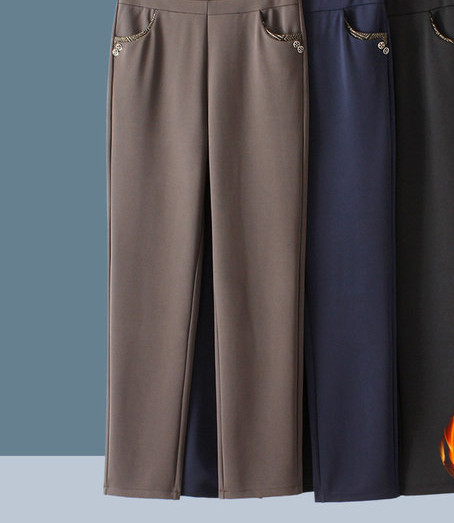 Ženske podstavljene hlače visokog struka