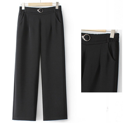 Naiste vabaaja püksid elastse vöökohaga