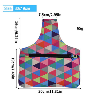 Φορητή οργάνωση τσαντών αποθήκευσης νήματος με διαχωριστικό για πλέξιμο με βελονάκι Οργάνωση πλέξης φορητή θήκη για νήματα για ταξίδια