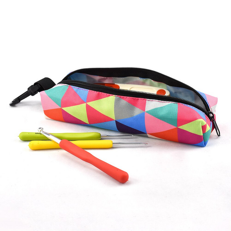 Φορητή οργάνωση τσαντών αποθήκευσης νήματος με διαχωριστικό για πλέξιμο με βελονάκι Οργάνωση πλέξης φορητή θήκη για νήματα για ταξίδια