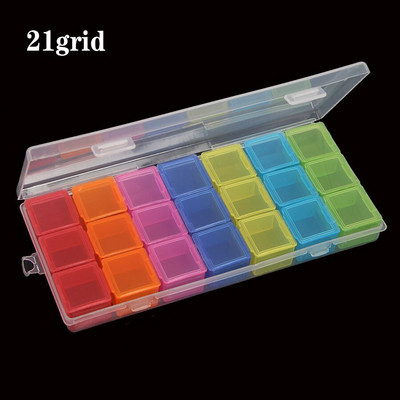 42vnt plastikinė permatoma siūlų dėžė buitinė siuvimo siūlų laikymo dėžė lagaminas konteineris amatų ritės laikymo dėžutė