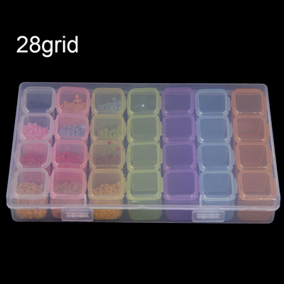 42vnt plastikinė permatoma siūlų dėžė buitinė siuvimo siūlų laikymo dėžė lagaminas konteineris amatų ritės laikymo dėžutė