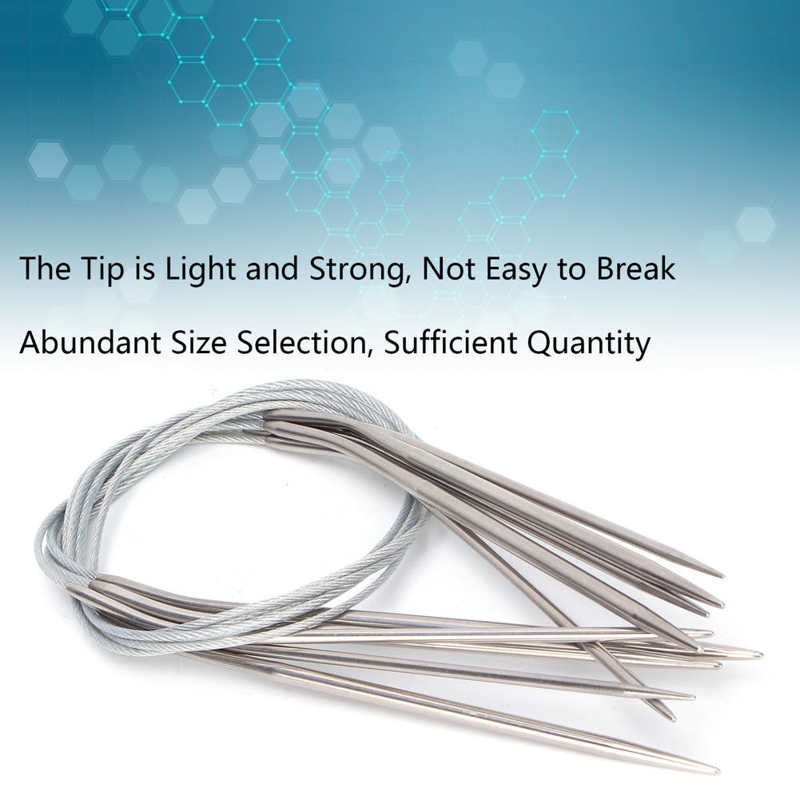 Kör alakú kötőtűk Kényelmes kötőtűk, tartósak barátok számára, professzionális használatra családoknak általános használatra