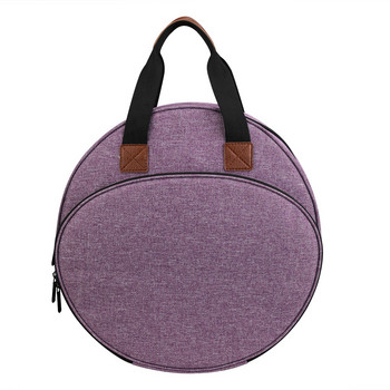 Νέα τσάντα με νήμα κεντήματος με φύλλα σφενδάμου στρογγυλή κεντημένη τσάντα κύκλου Μπλε χρώμα Πλεκτομηχανή τσάντα ραπτικής 2021