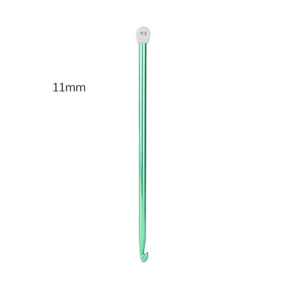 RORGETO 35 cm heegelnõelad mitmevärvilisest alumiiniumist Tuneesia Afganistani majapidamises käsitsi valmistatud kudumisvardad DIY käsitöötööriistad 2,5–11 mm